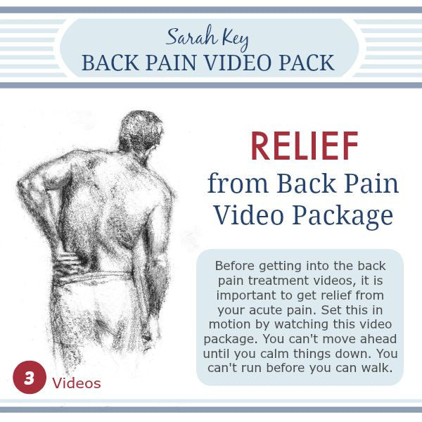 Sarah Key's Instant Get Out of Pain - Back Pain Relief Video Package